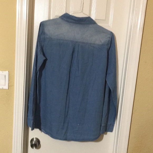 Denim Button Down Shirt - Picture 2 of 5